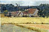 French Farmhouse by Theodore Robinson